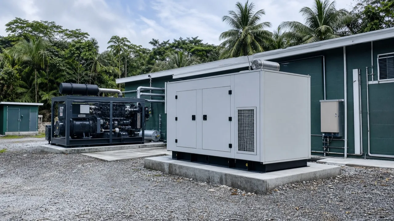 400 kW Standby Power Station, French Guiana