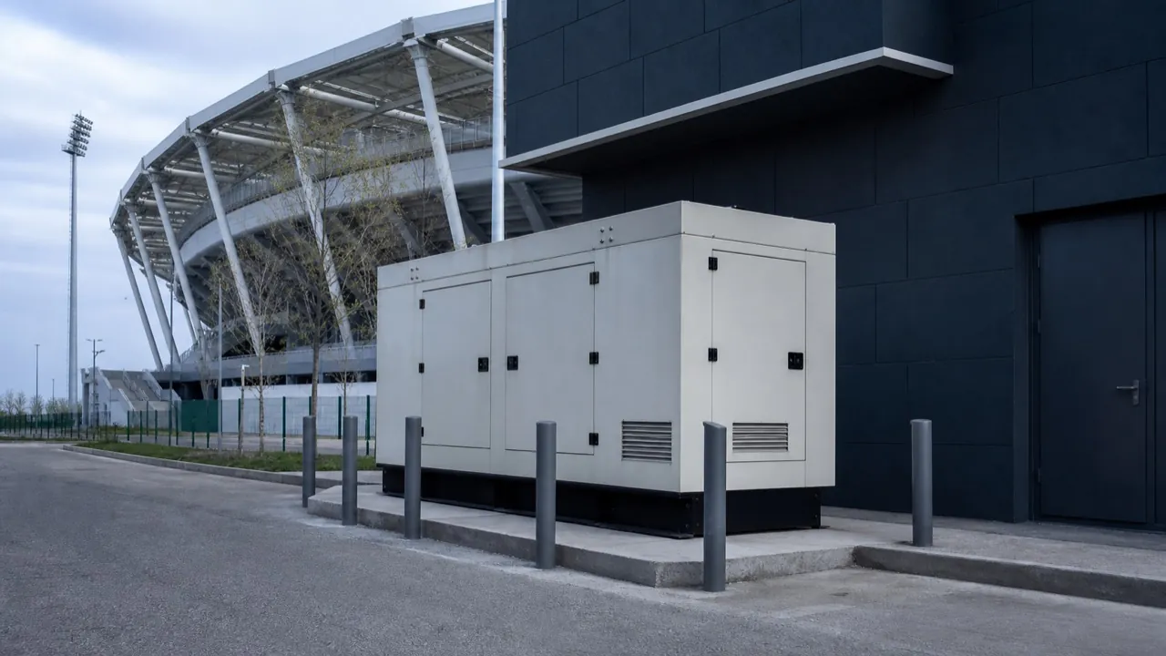 Stadium Emergency Power, Grozny, Russia