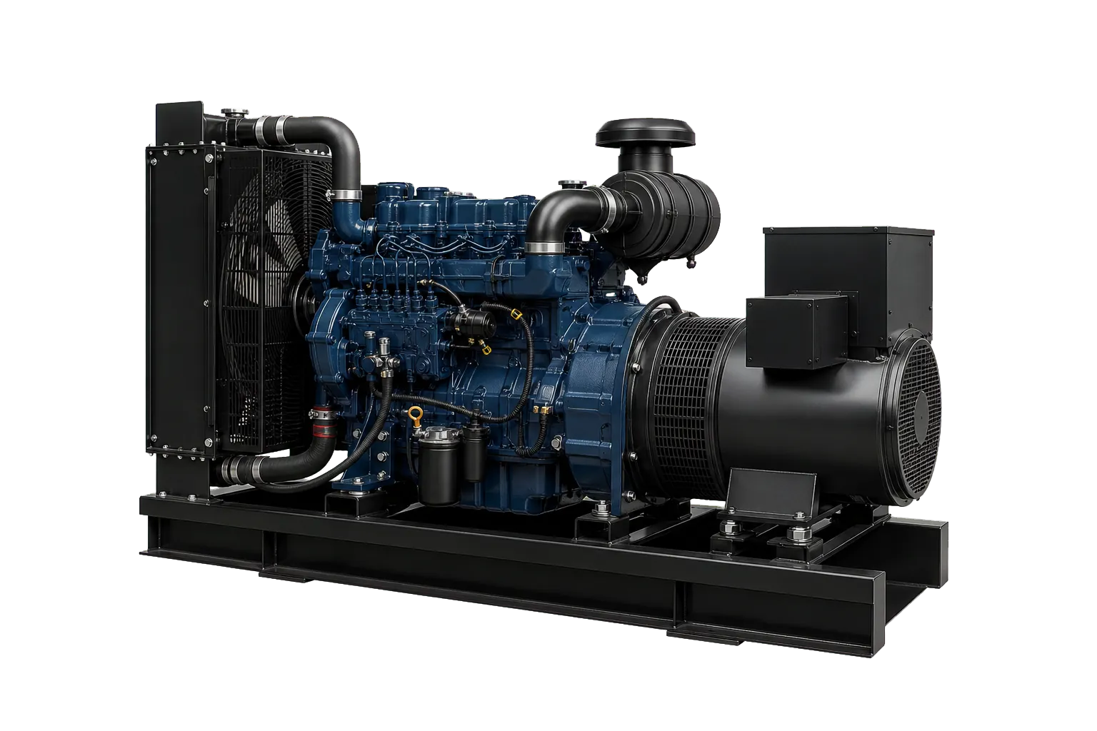 Open diesel generator set