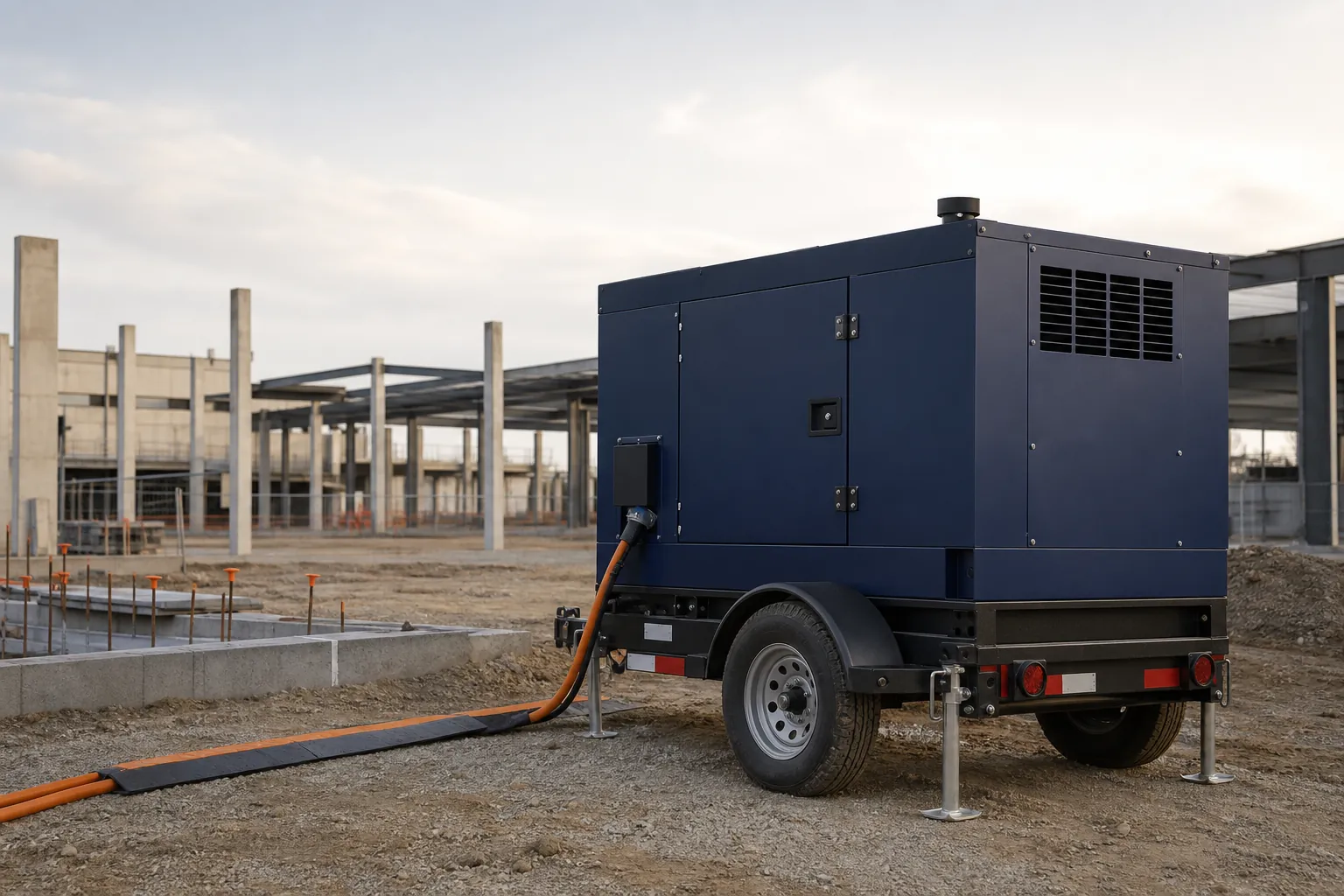Construction-site generator