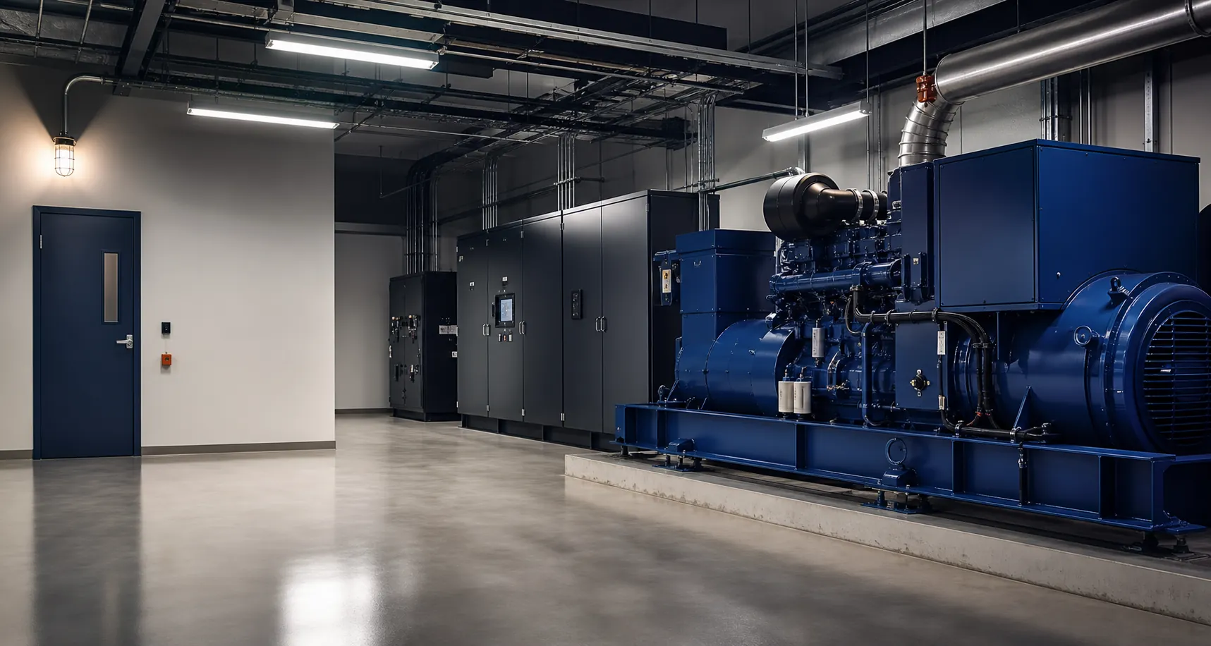 Hospital generator installation