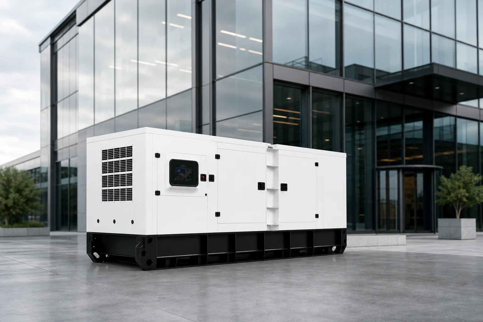 Low-noise silent generator canopy