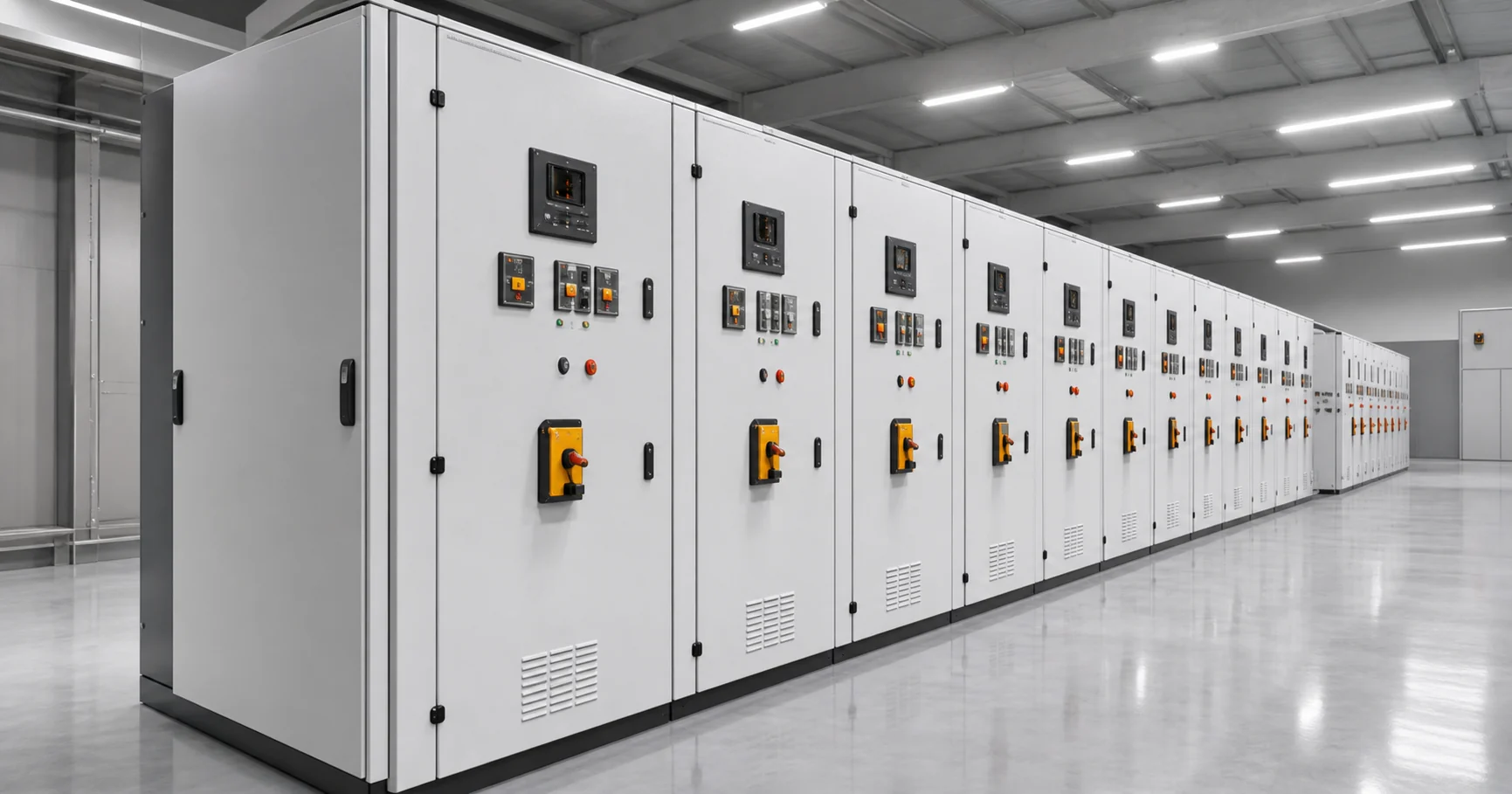 Modern high and low voltage switchgear