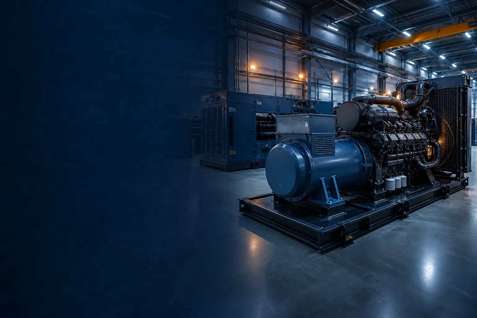 Industrial diesel generator set